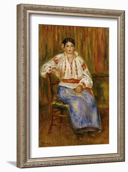 Young Romanian, 1914-Pierre-Auguste Renoir-Framed Giclee Print