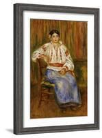 Young Romanian, 1914-Pierre-Auguste Renoir-Framed Giclee Print