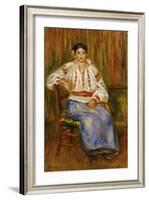 Young Romanian, 1914-Pierre-Auguste Renoir-Framed Giclee Print