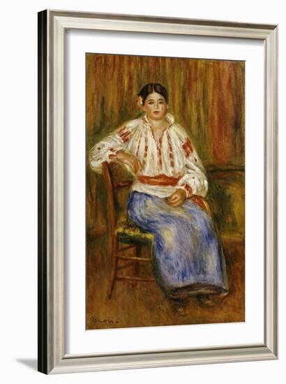 Young Romanian, 1914-Pierre-Auguste Renoir-Framed Giclee Print