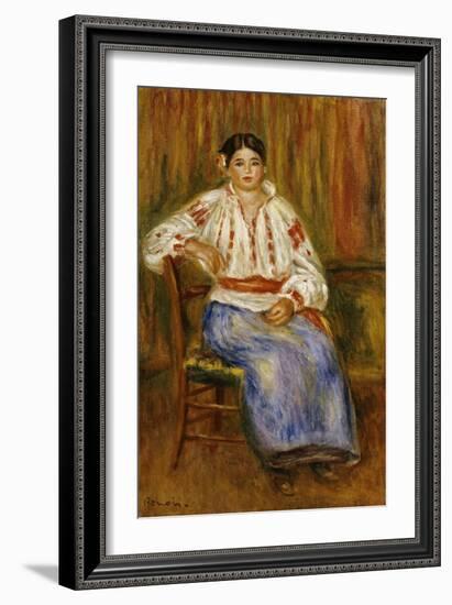 Young Romanian, 1914-Pierre-Auguste Renoir-Framed Giclee Print