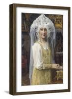 Young Russian Bride-Victor Mikhailovich Vasnetsov-Framed Giclee Print