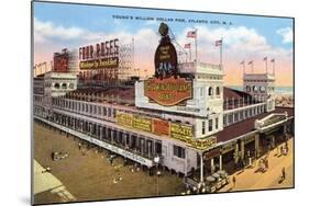 Young's Pier, Atlantic City-null-Mounted Art Print