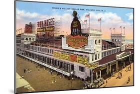 Young's Pier, Atlantic City-null-Mounted Art Print