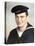 Young Sailor's Formal Us Navy Portrait, Ca. 1942-null-Stretched Canvas