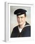 Young Sailor's Formal Us Navy Portrait, Ca. 1942-null-Framed Photographic Print