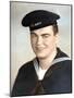 Young Sailor's Formal Us Navy Portrait, Ca. 1942-null-Mounted Photographic Print