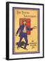 Young Salesman-null-Framed Art Print