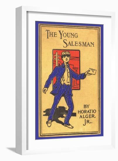 Young Salesman-null-Framed Art Print