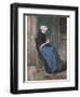 Young Scheveningen Woman, Knitting, 1881-David Gilmour Blythe-Framed Giclee Print