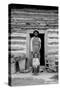 Young Sharecropper and His First Child-Dorothea Lange-Stretched Canvas