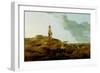 Young Shepherd and His Dog Watching over a Flock of Sheep at Mousehold Heath, 19th Century-John Crome-Framed Giclee Print