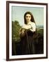 Young Shepherdess-William Adolphe Bouguereau-Framed Giclee Print