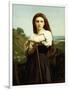 Young Shepherdess-William Adolphe Bouguereau-Framed Premium Giclee Print