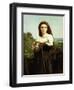 Young Shepherdess-William Adolphe Bouguereau-Framed Giclee Print