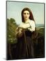 Young Shepherdess-William Adolphe Bouguereau-Mounted Giclee Print