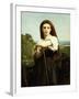 Young Shepherdess-William Adolphe Bouguereau-Framed Giclee Print