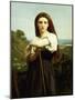 Young Shepherdess-William Adolphe Bouguereau-Mounted Giclee Print