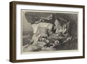 Young Shepherds of the Carpathian Mountains-null-Framed Giclee Print