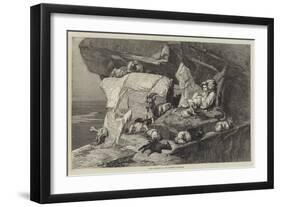 Young Shepherds of the Carpathian Mountains-null-Framed Giclee Print