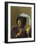 Young Singer with Flute, about 1623/25-Frans Hals-Framed Giclee Print