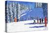 Young Skiers, Morzine, France, 2015-Andrew Macara-Stretched Canvas