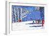 Young Skiers, Morzine, France, 2015-Andrew Macara-Framed Giclee Print