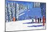 Young Skiers, Morzine, France, 2015-Andrew Macara-Mounted Giclee Print