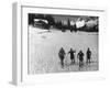 Young Skiers-null-Framed Photographic Print