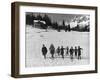 Young Skiers-null-Framed Photographic Print