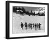 Young Skiers-null-Framed Photographic Print