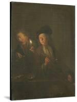 Young Smoker-Godfried Schalcken-Stretched Canvas