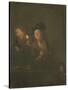 Young Smoker-Godfried Schalcken-Stretched Canvas