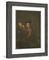 Young Smoker-Godfried Schalcken-Framed Art Print