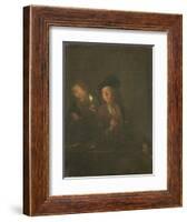 Young Smoker-Godfried Schalcken-Framed Art Print