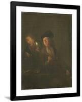 Young Smoker-Godfried Schalcken-Framed Art Print