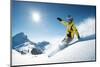 Young Snowboarder in Deep Powder - Extreme Freeride-IM_photo-Mounted Photographic Print