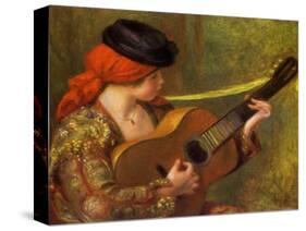 Young Spanish Woman with a Guitar, 1898-Pierre-Auguste Renoir-Stretched Canvas