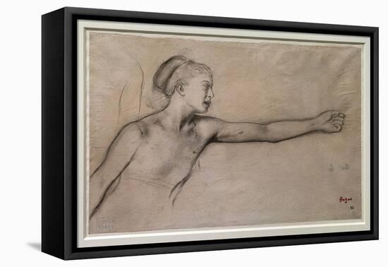 Young Spartan girl-Edgar Degas-Framed Stretched Canvas