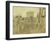 Young Spartan Girls Challenging Boys, C.1860-Edgar Degas-Framed Giclee Print