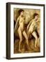 Young Spartan Girls Provoking the Boys-Edgar Degas-Framed Giclee Print