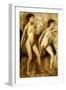 Young Spartan Girls Provoking the Boys-Edgar Degas-Framed Giclee Print