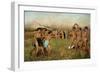 Young Spartans Exercising, Around 1860, Reworked Until 1880-Edgar Degas-Framed Giclee Print