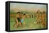 Young Spartans Exercising, C1860-Edgar Degas-Framed Stretched Canvas