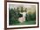 Young Spring Lamb lying in a field, Oxfordshire-John Alexander-Framed Photographic Print