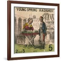 Young Spring Radishes!, Cries of London, C1840-TH Jones-Framed Giclee Print