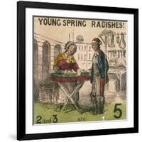 Young Spring Radishes!, Cries of London, C1840-TH Jones-Framed Giclee Print