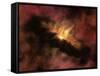 Young Star Surrounded by a Dusty Protoplanetary Disk-Stocktrek Images-Framed Stretched Canvas