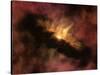 Young Star Surrounded by a Dusty Protoplanetary Disk-Stocktrek Images-Stretched Canvas