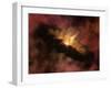 Young Star Surrounded by a Dusty Protoplanetary Disk-Stocktrek Images-Framed Photographic Print